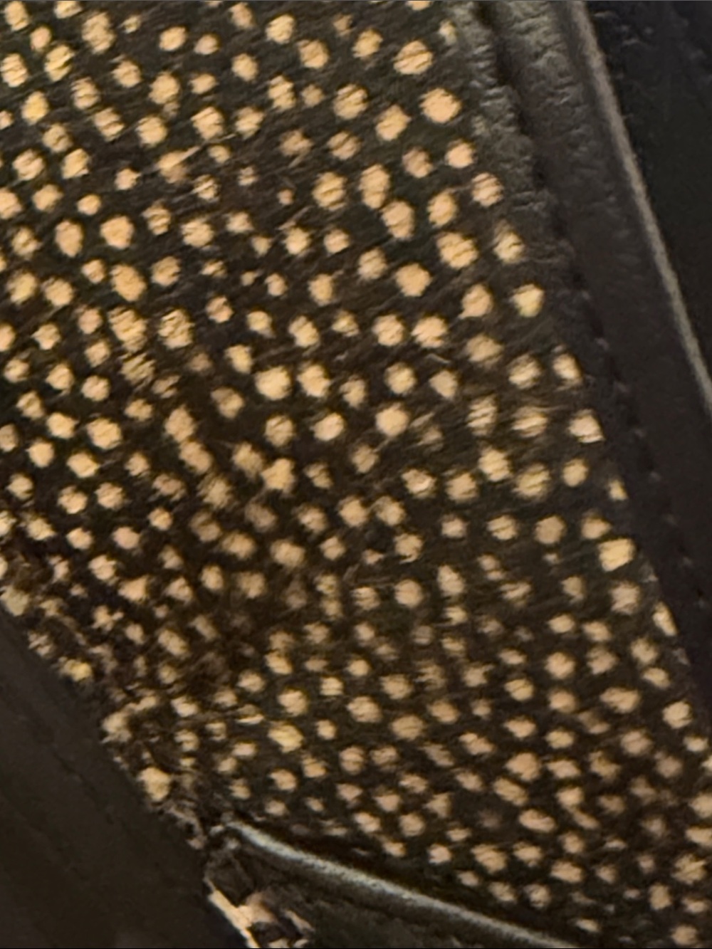 Dansko Black & White Spotted Haircalf Clog - Picture 9 of 10